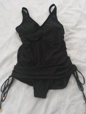 Joe Fresh Women's Black One piece Swimsuit Size M